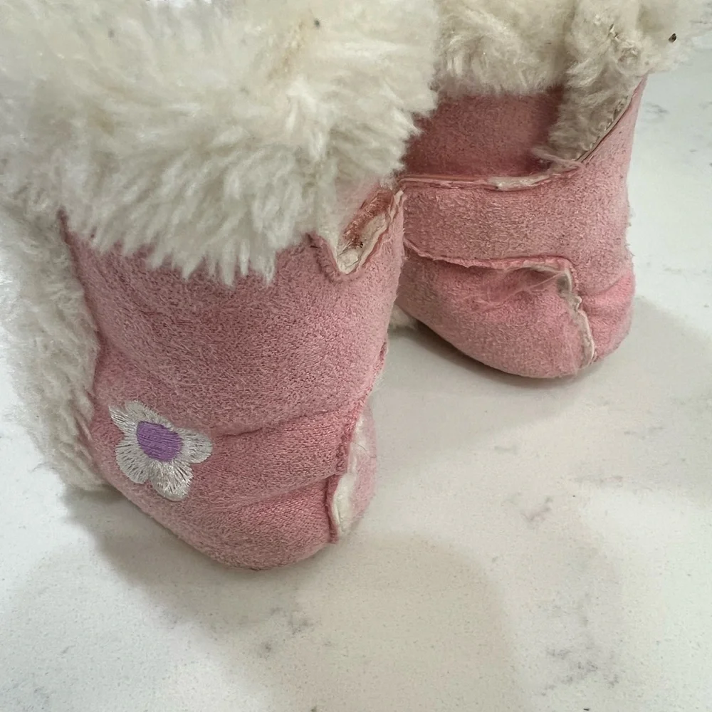 Cozy Pink Kids Boots